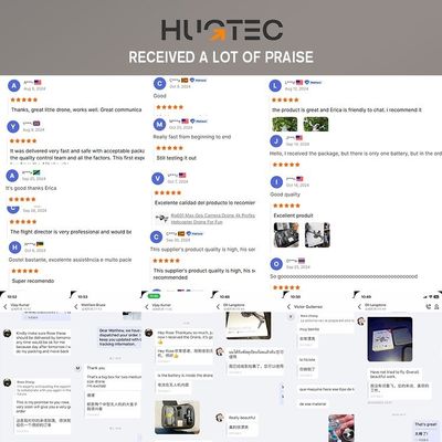 Prenez votre formation au niveau supérieur avec HUGTEC 2024 Max Drone 1080p Caméra à double flux optique et mode de maintien de l'altitude