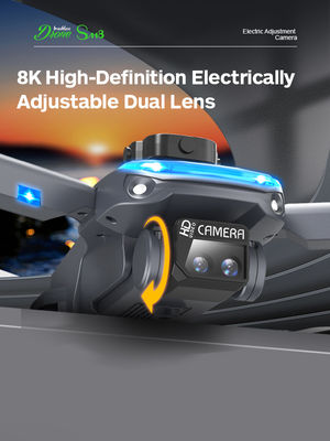 S118 Drone avec caméra double 4k 5g Wifi 360 Évitement des obstacles Fpv Moteur sans balai Rc Quadcopter Mini Drone Professionnel