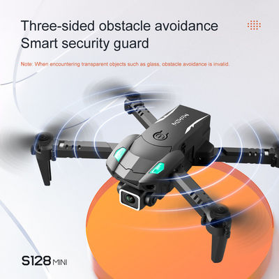 Temps de vol maximal S128 Mini Drone Portable 4K à double caméra Évitement des obstacles Déplacement Atterrissage Wifi Rc Drone