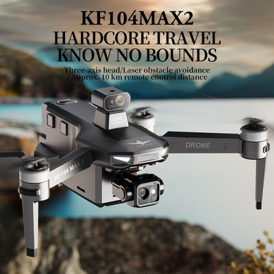 Conception Kf104 Max 2 Drone Rc 5g Wifi Drone 4k professionnel avec aérien 3-axe Anti-tremblement Gimbal Évitement des obstacles Quadcopter sans pinceau