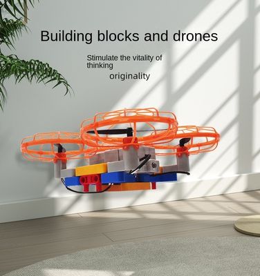Drone à double forme avec assemblage de blocs de construction à fonction de retournement à 360 degrés