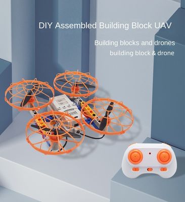 Drone à double forme avec assemblage de blocs de construction à fonction de retournement à 360 degrés