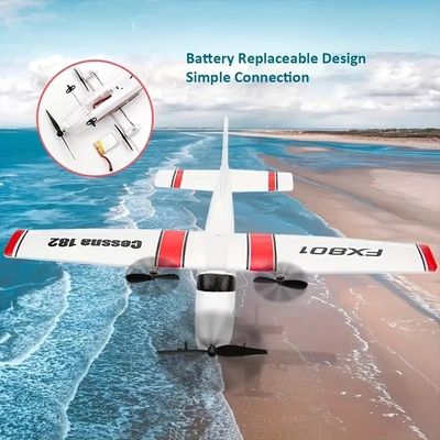 Fx-801 Rc Avion Epp Plane Planteur en mousse Avion Gyro 2.4g 2ch Rtf Télécommandé Aile pour style blanc Avion EPP