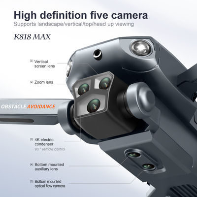 K818max 360 degrés Flip Drone professionnel 4k Évitement des obstacles Fpv Wifi Caméra électrique pour les opérateurs intermédiaires 122 g