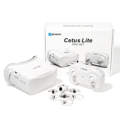 Émetteur ELRS LiteRadio 3 et lunettes VR03 pour une expérience de course FPV passionnante dans le kit FPV Betafpv Cetus X RTF