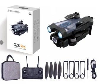 Photographie paysagère HUGTEC G28Pro Drone à rotation rapide avec télécommande étanche et taille de carton de 46,5*47,5*54