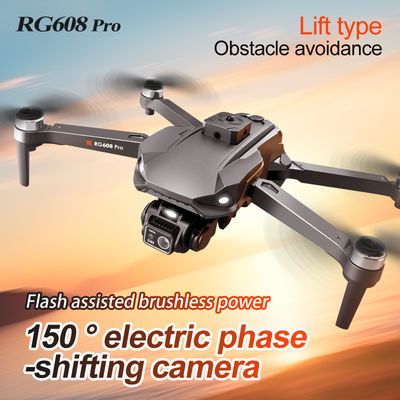 NO Mold privé Rg608 Drone 4k double caméra Mini hélicoptère Quadcopter jouet pliable Rc Drone sans tête Mode Mini Drones avec évitement d'obstacles