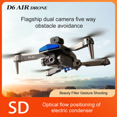 D6 Air Mini Drone Professionnel 4k HD Quadcopter avec caméra pliable Évitement des obstacles de conception et télécommande