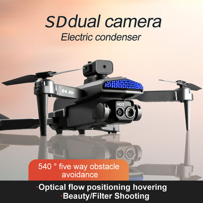 D6 Air Mini Drone Professionnel 4k HD Quadcopter avec caméra pliable Évitement des obstacles de conception et télécommande