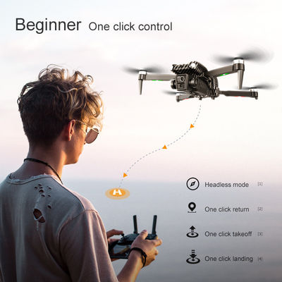Niveau de compétence de l'opérateur débutant Drone RC portable avec évitement d'obstacles et triple caméra D3 Pro 4k moteur sans balai
