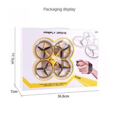 Temps de chargement 40 min HUGTEC D10H débutant volant batterie long rayon d'action RC drone avec régulateur à distance de geste Pas 1 Temps de régulation à distance Min 10-12 MIN