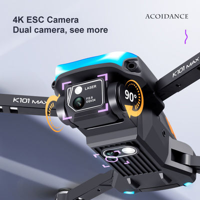 Niveau de compétence de l'opérateur débutant K101 Drone max 4k Caméra et GGPS Mini Drone jouet avec 18-25 minutes Temps de vol maximum
