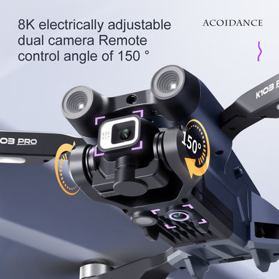 Drones mini jouets Rc Quadcopter Drone gyroscopique Temps de charge 60 minutes K103 Pro GPS aérien sans pinceau avec évitement d'obstacles