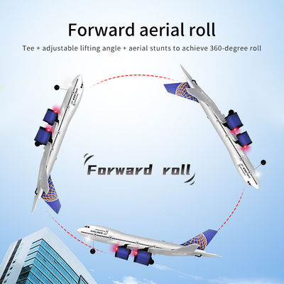 Aéronef RC électrique A380 747 Mode Facile à piloter Stunt Roll 2,4 GHz Plane à télécommande pour et les piles incluses
