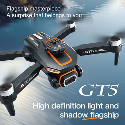 Drones débutants Gt5 Évitement des obstacles Mini Drone 14min Drone volant Smartphone 480p 720p Hd Photographie aérienne 2.4g Wifi Fpv Selfie Drone