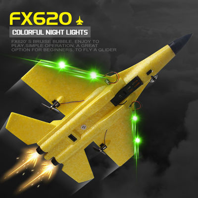 FX620 2.4GHz 2 canaux mousse RC modèle d'avion planeur RC avion à réaction avec un temps de charge de 60 minutes et une batterie de 3,7V 150mAh
