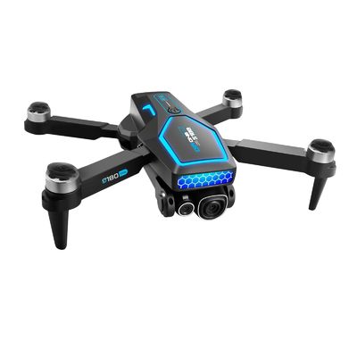 S180 Rc Drone sans balai Hd Ajustement électrique Photographie aérienne Wifi Flux optique 4 axes Évitement d'obstacles d'avion pour débutant