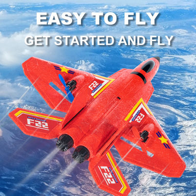 F22 2.4g 2.5ch Aéronef mousse imperméable Aéronef Jouet R4s Rcm Jet Fighter Glider Avion télécommande Aéronef Aéronef Rc Avion
