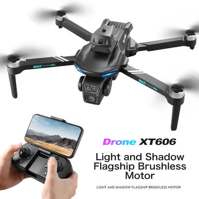Drone type Xt606 Avion aérien 2.4g Wifi Fpv Transmission en temps réel Drone sans brosse à moteur 4k Pro 100m App Control Une clé décollage Atterrissage
