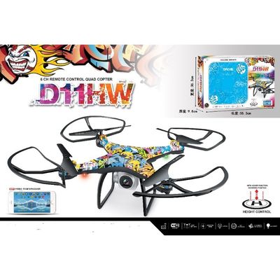 Drone à rotation de vitesse capable de flotter en mode automatique Drone D11Hw pour la recherche et le sauvetage Mode contrôleur électrique MODE1