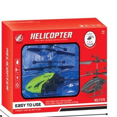Jouet aérien miniature F370 Hélicoptère jouet léger avec fonctionnalités Wi-Fi gyroscope et batterie 3,7V