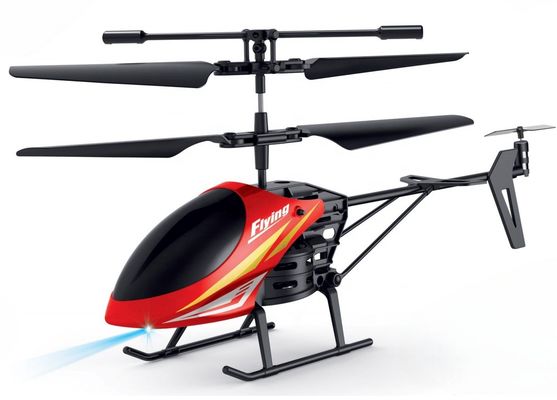 Mini-hélicoptère à batterie de 300 MAH, adapté aux débutants, avec stabilisation gyro pour intérieur et extérieur
