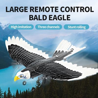 Caractéristiques RTF 3ch Epp mousse Rc Simulation en portée d'aile Aigle chauve 2.4g Rc planeur Jouets d'avion avec 14 ans et plus