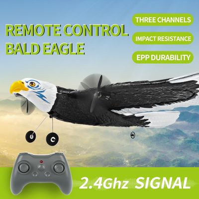 Caractéristiques RTF 3ch Epp mousse Rc Simulation en portée d'aile Aigle chauve 2.4g Rc planeur Jouets d'avion avec 14 ans et plus