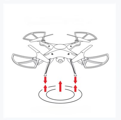 D5Hw Produits chauds Drone Grande popularité Moteur sans balai Drone Caméra Wi-Fi Technologie de communication sans fil Taille 45X45X8