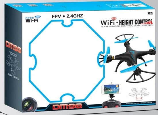 DM98 Drone de conservation de la faune avec plusieurs profils d'utilisateur et retour automatique à la maison sur perte de signal Temps à distance Min 7-10MIN