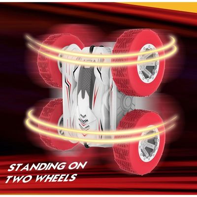 Batterie rechargeable incluse Rêve de chercheur d'aventure Double face voiture de sport pour garçons et filles Tout terrain amusant comme l'image montre