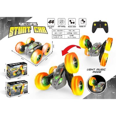 État d'assemblage Prêt à l'emploi télécommande à grande vitesse Tumbling Stunt Car avec conception couleur double face