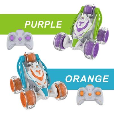 Experte télécommande voiture de cascade 360 degrés de rotation voiture avec musique légère jouets de pulvérisation pour les enfants temps de jeu 18 min