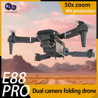 Drone professionnel portable E88 Pro avec double caméra 4k 8k Wifi Fpv Quadcopter 3.7V 1800mAH capacité de batterie au lithium