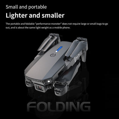 Drone professionnel portable E88 Pro avec double caméra 4k 8k Wifi Fpv Quadcopter 3.7V 1800mAH capacité de batterie au lithium