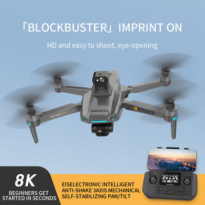 Autonomie de 3 km Drone S808 avec caméra 8k 5g Wifi 3 axes Eis GPS longue distance 3 km moteur sans balai Drones quadricoptère pliables