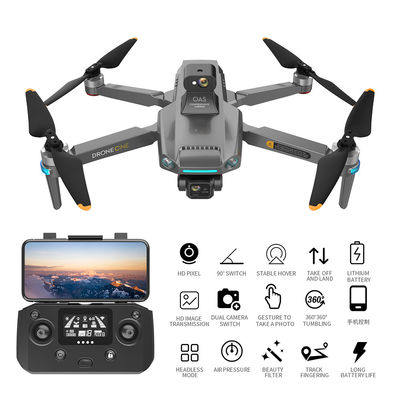 Autonomie de 3 km Drone S808 avec caméra 8k 5g Wifi 3 axes Eis GPS longue distance 3 km moteur sans balai Drones quadricoptère pliables
