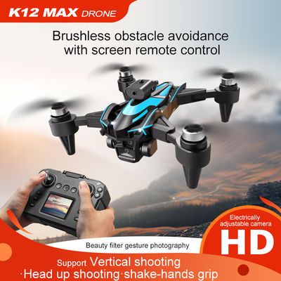 Drones pour débutants K12 Drones sans pinceau Drones électriques 3 caméras 4k Drones infrarouges Évitement d'obstacles Drones Flux optique Quadcopter jouets pour adultes