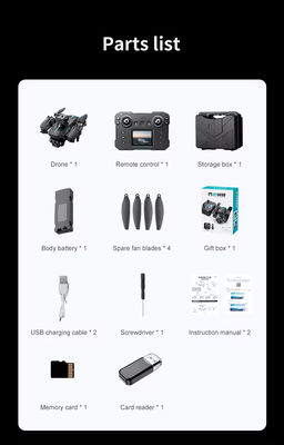 Temps de vol maximal Style Ky605s Drone max 4khd Caméra Évitement d'obstacles à quatre côtés Moteur sans pinceau Batterie Rc Drone