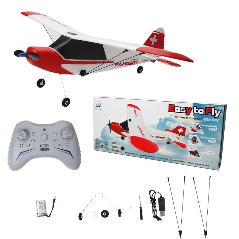 Fx Hobby Fx9603 6 axes Gyro Epp Rtf Aérobatique sans pinceau Aérobatique à longue distance Aéronef Rc Modèle d'avion Pour adultes Garçons