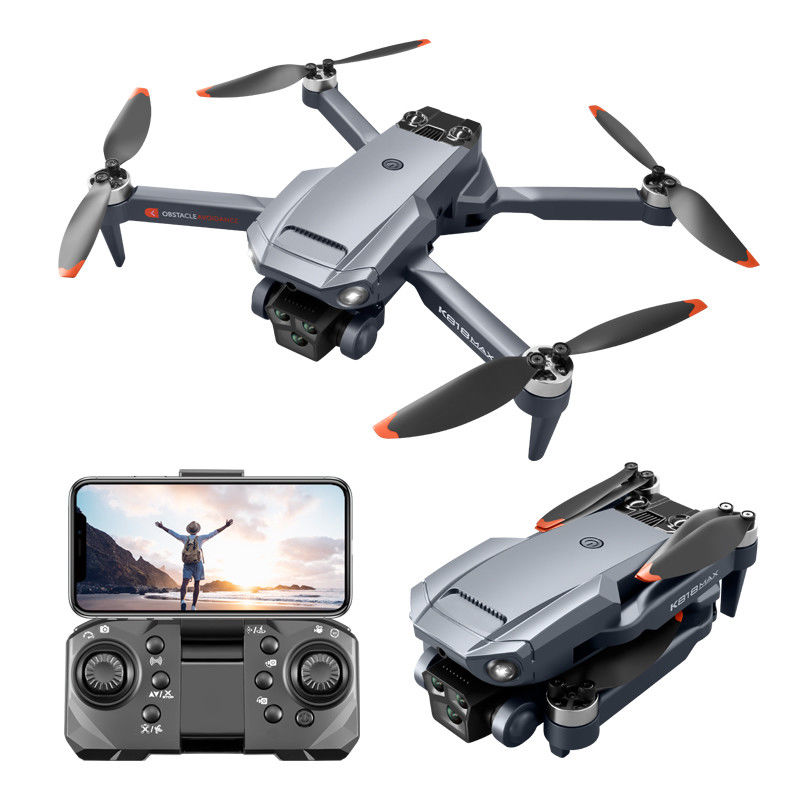 K818max 360 degrés Flip Drone professionnel 4k Évitement des obstacles Fpv Wifi Caméra électrique pour les opérateurs intermédiaires 122 g