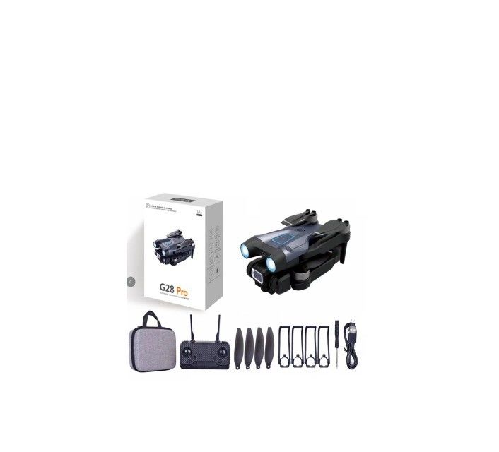 Photographie paysagère HUGTEC G28Pro Drone à rotation rapide avec télécommande étanche et taille de carton de 46,5*47,5*54