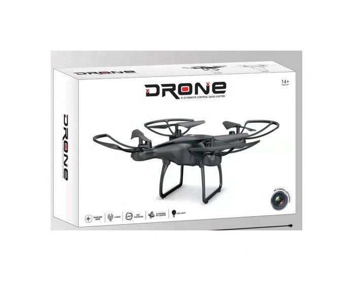 Taille de carton 66X47X61 NOIR Jouet de jeu créatif Avion drone à distance Avion pour le plaisir multijoueur