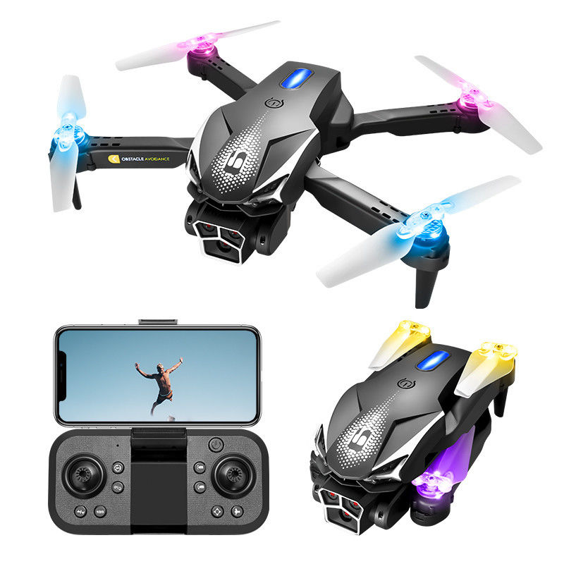 Débutant Drone de loisir Avec caméra 480p 30m Transmission d'image Wifi Flux optique Waypoint Drone volant Évitement d'obstacles Mini-aéronef