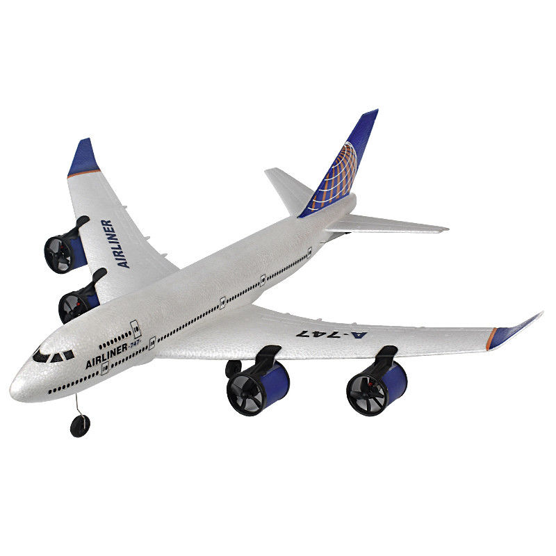2.4G 2CH Predator télécommande mousse planteur à lancer à la main pour enfants Boeing 747 avion de ligne avion RC