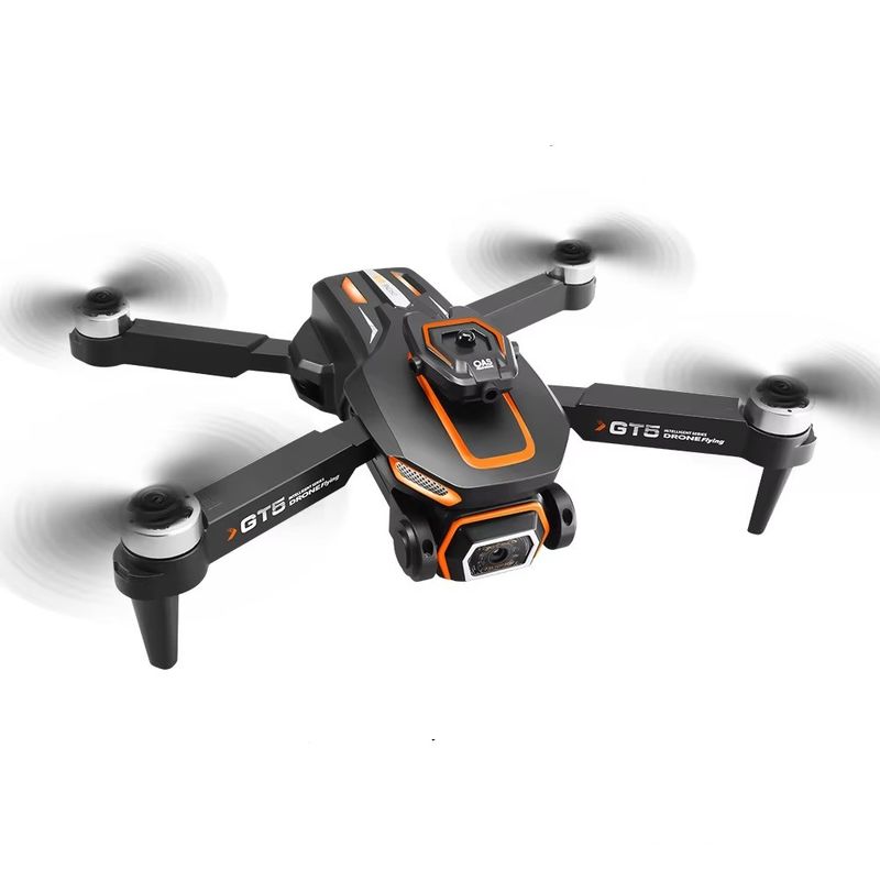 Drones débutants Gt5 Évitement des obstacles Mini Drone 14min Drone volant Smartphone 480p 720p Hd Photographie aérienne 2.4g Wifi Fpv Selfie Drone