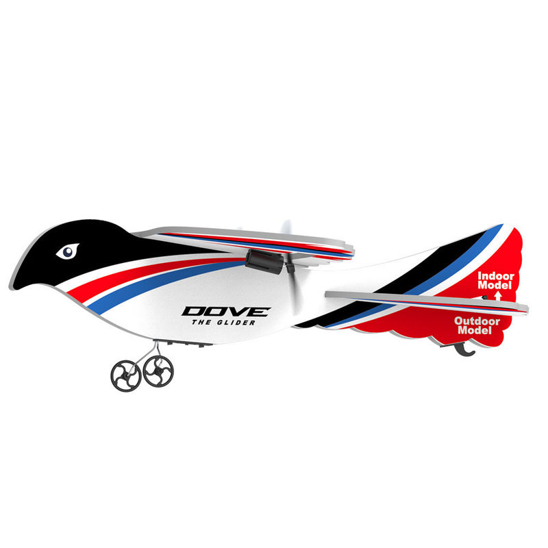 RC Glider 2.4g 2ch Jouet télécommandé Oiseau volant Mpp Mousse Rc Avions Rc Oiseau volant Jouets sans photographie aérienne