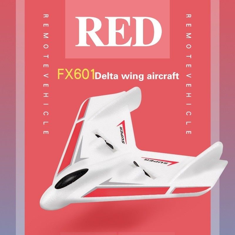 Fx-601 Avion Rc Fighter Jet Aile fixe avec résolution de capture vidéo 4K UHD et télécommande hélice de rechange