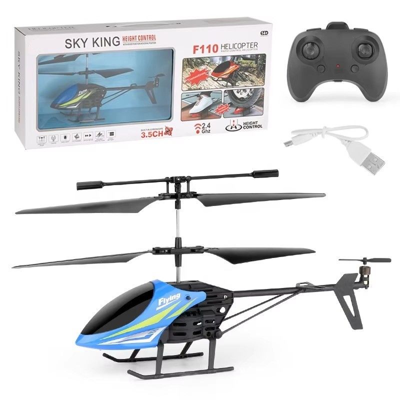 Helicoptère de jouet F110 3,5 canaux 2.4Ghz Hélicoptère à télécommande Mini Rc Hélicoptère de capture vidéo en plein air Résolution nulle