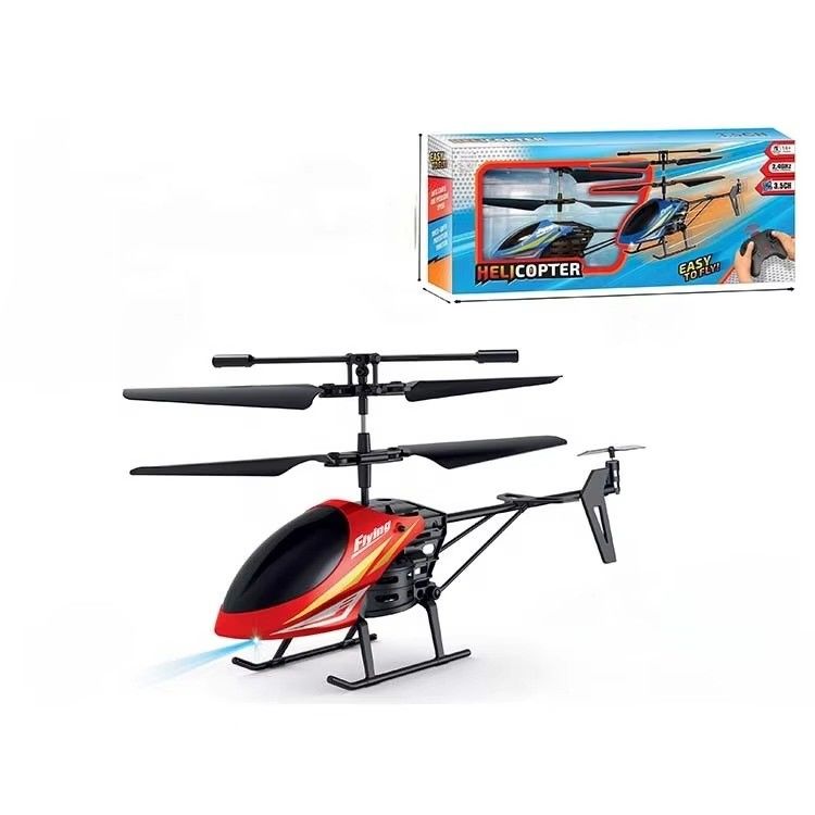 Mini-hélicoptère à batterie de 300 MAH, adapté aux débutants, avec stabilisation gyro pour intérieur et extérieur